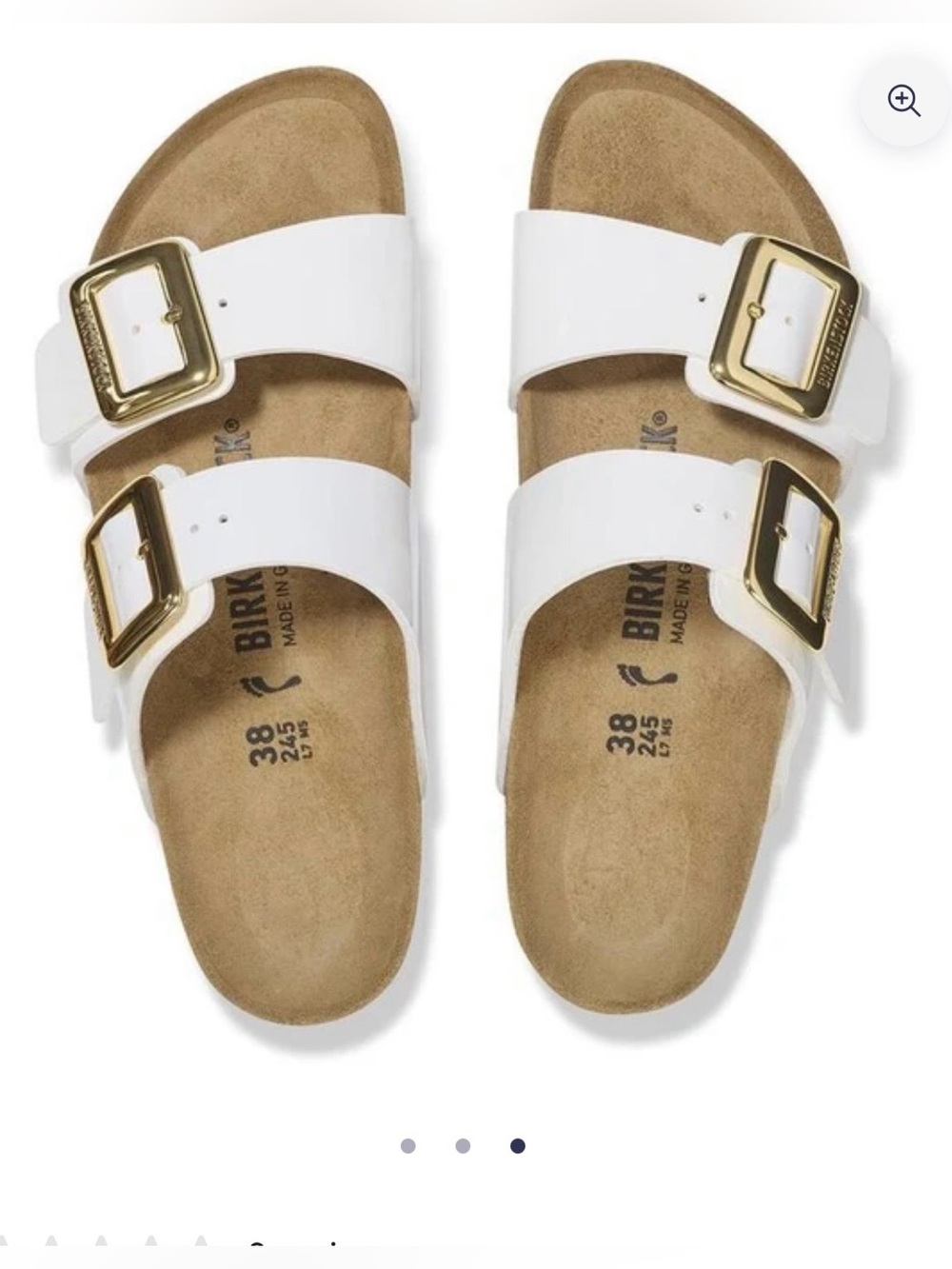 BIRKENSTOCK- WOMEN'S SYDNEY
LUXXE BUCKLE BIRKO FLOR PATENT
SANDAL